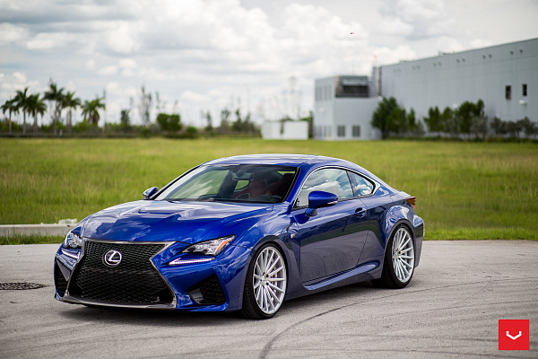 Фото дисков Vossen VFS-2 Серебро на Lexus RC