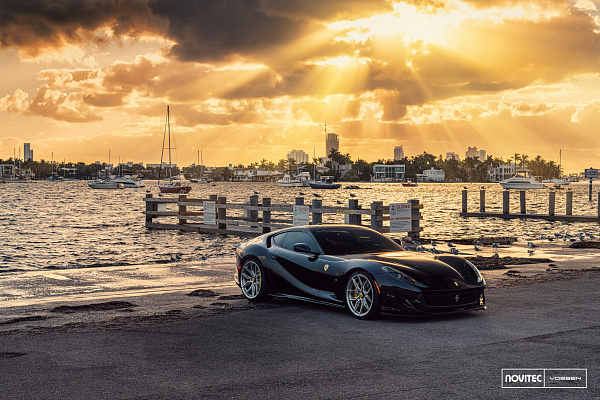 Фото дисков NOVITEC NF11 Глянцевый лак на Ferrari 812