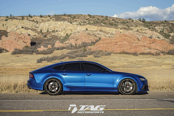 Фото дисков HRE P107 Сатиновая бронза на Audi A/RS 7 (4G)