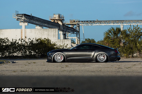 Фото дисков BC Forged HCS02 Глянцевый лак на Ford Mustang VI