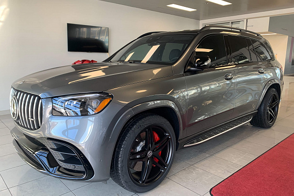 Фото дисков HRE P107 Черный сатин на Mercedes-Benz GLS (X167)