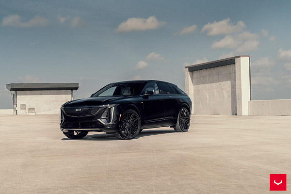 Фото дисков Vossen HF6-5 Черный сатин на Cadillac Lyriq