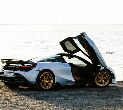 Фото дисков Strasse Wheels SM5R Deep Concave FS на McLaren 720S
