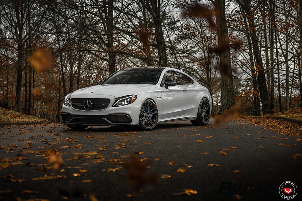 Фото дисков Vossen M-X6 Черный сатин на Mercedes-Benz C-Class (W205)