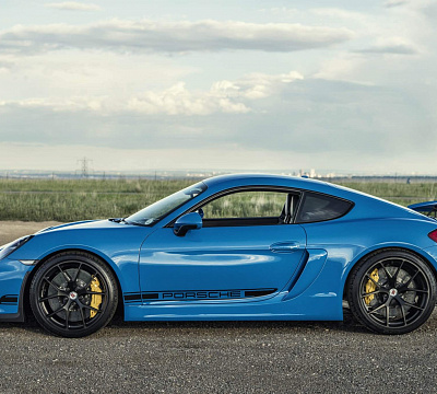 Фото дисков HRE P101 на Porsche Cayman II