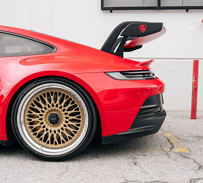 Фото дисков Brixton Forged TR20 на Porsche 911 VIII