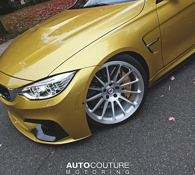 Фото дисков HRE 303M на BMW 3/M3 (F3x/F80)