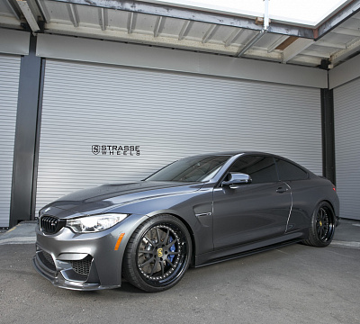 Фото дисков Strasse Wheels R10 Performance на BMW 4/M4 (F32/F82)