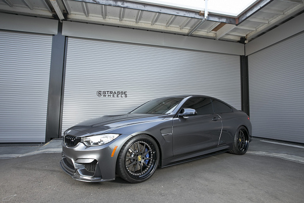 Фото дисков Strasse Wheels R10 Performance Черный сатин на BMW 4/M4 (F32/F82)