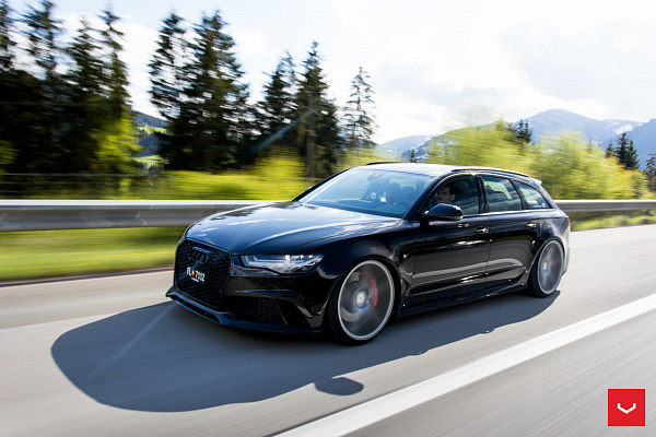 Фото дисков Vossen CV3 Серебро на Audi A/RS 6 (C7)