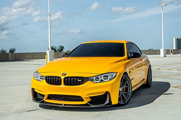 Фото дисков HRE P101 Глянцевый тонированный лак на BMW 4/M4 (F32/F82)