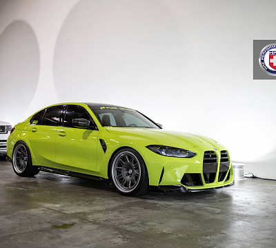 Фото дисков HRE 528 на BMW 3/M3 (G2x/G80)