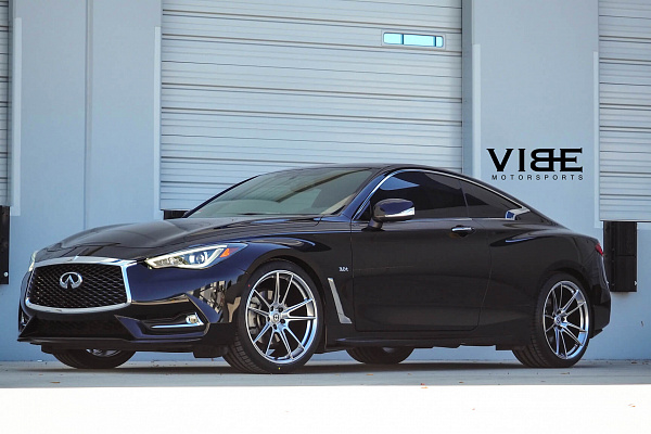 Фото дисков HRE FF04 Серебро на Infiniti Q60 II