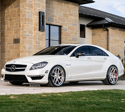 Фото дисков Strasse Wheels SM5 Deep Concave на Mercedes-Benz CLS (C218)