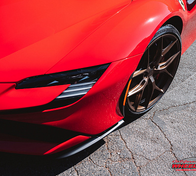 Фото дисков Vossen HF-5 на Ferrari SF90