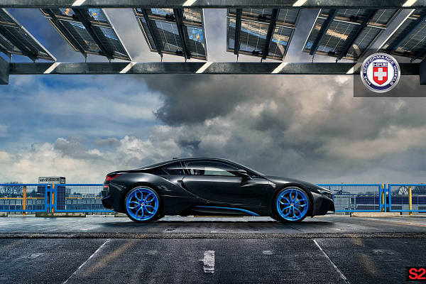 Фото дисков HRE S201H Синий сатин на BMW i8