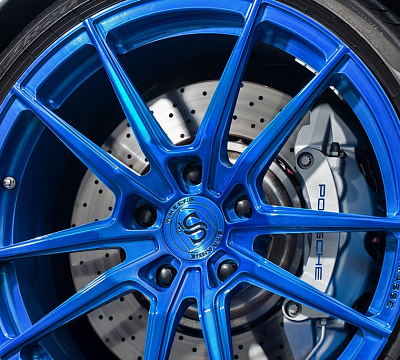 Фото дисков Strasse Wheels SV1 Deep Concave Monoblock на Porsche 911 VII