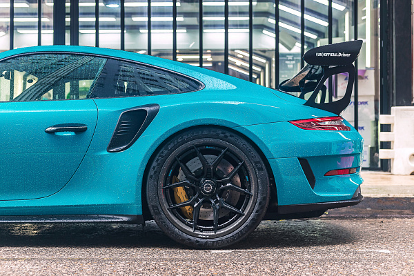 Фото дисков Brixton Forged CM5-R Черный сатин на Porsche 911 VII