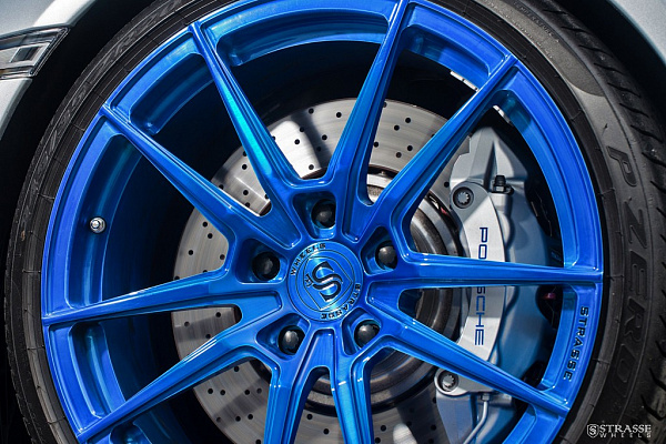 Фото дисков Strasse Wheels SV1 Deep Concave Monoblock Другой цвет на Porsche 911 VII