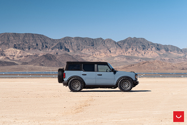 Фото дисков Vossen HF6-3 Матовый графит на Ford Bronco