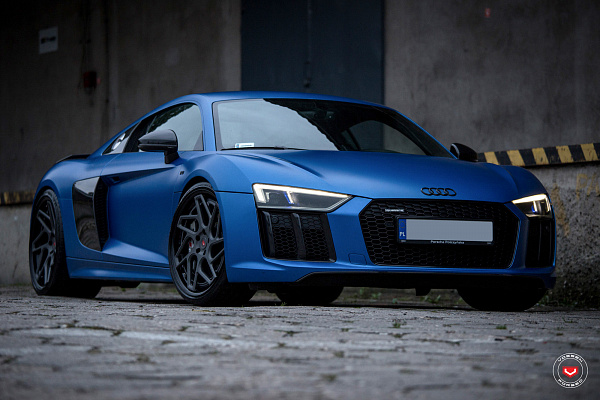Фото дисков Vossen CG-209T (3-Piece) Сатиновый графит на Audi R8 (4S)