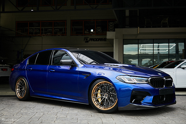 Фото дисков Brixton Forged CM6-R Черный глянец на BMW 5/M5 (G30/F90)