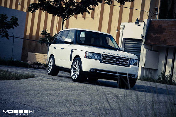 Фото дисков Vossen CV1 Серебро на Land Rover Range Rover Sport I