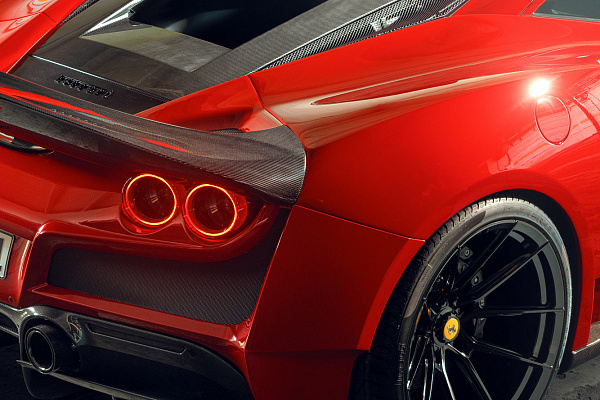 Фото дисков NOVITEC NF10 Черный глянец на Ferrari F8