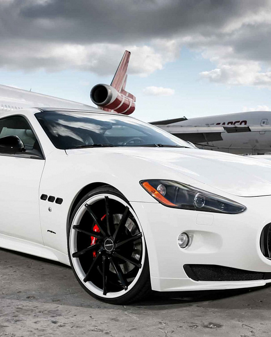 Фото дисков CVT Черный глянец на Maserati GranTurismo I