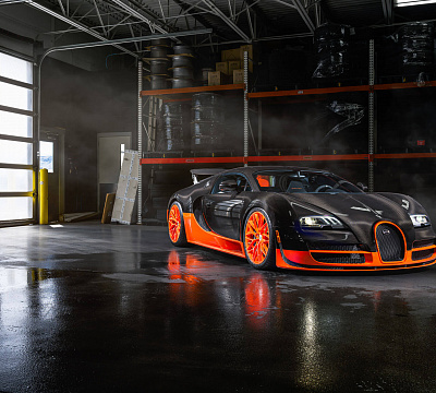 Фото дисков HRE P200 на Bugatti Veyron