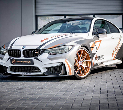 Фото дисков HRE P101 на BMW 4/M4 (F32/F82)