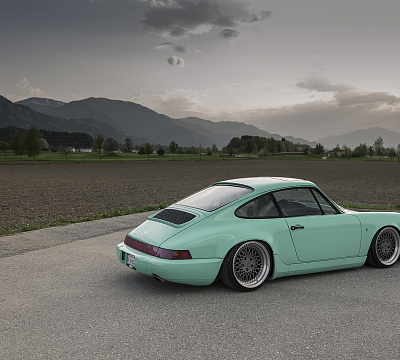 Фото дисков Rotiform LHR на Porsche 911 II