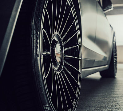 Фото дисков Vossen HF-8 на Tesla Model X