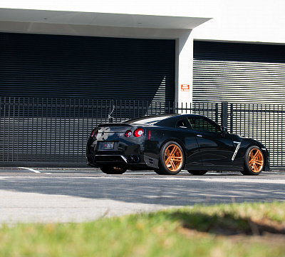 Фото дисков Vossen CG-202 на Nissan GT-R