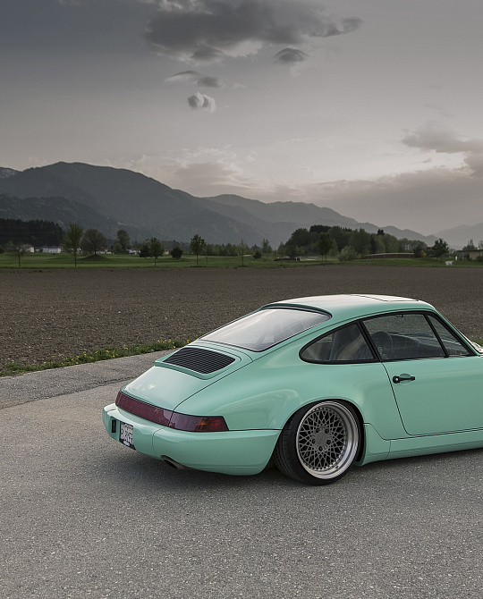 Фото дисков LHR Матовый графит на Porsche 911 II