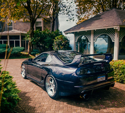 Фото дисков HRE 527 на Toyota Supra A80