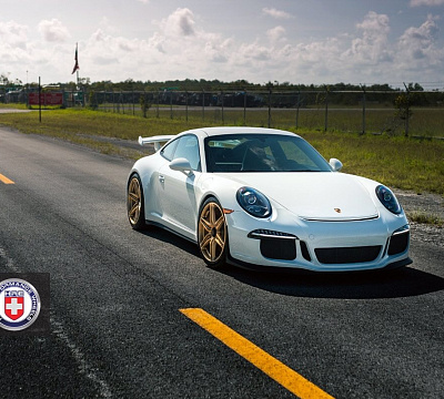 Фото дисков HRE P106 на Porsche 911 VII
