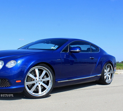 Фото дисков Strasse Wheels T8 Signature на Bentley Continental GT II