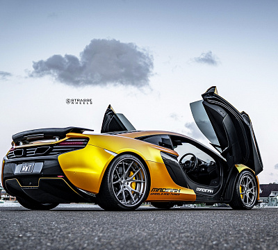 Фото дисков Strasse Wheels SM5R Deep Concave FS на McLaren 650S