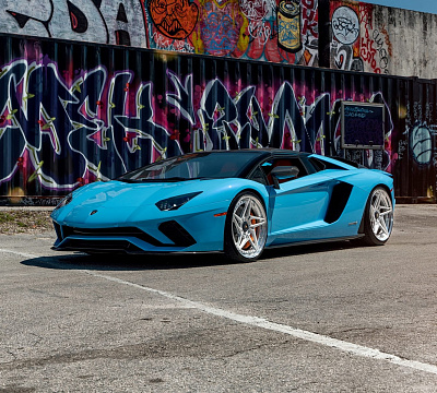 Фото дисков Anrky S3-X3 на Lamborghini Aventador