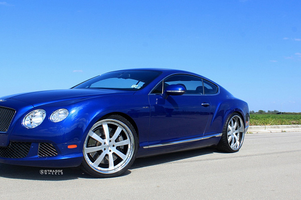 Фото дисков Strasse Wheels T8 Signature Глянцевый лак на Bentley Continental GT II