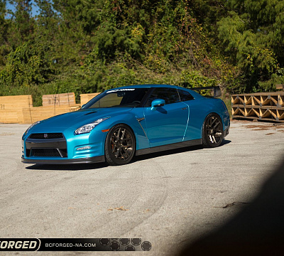 Фото дисков BC Forged HCS02 на Nissan GT-R