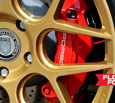 Фото дисков HRE FF01 на Porsche 911 VII