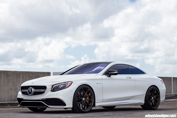 Фото дисков HRE P201 Сатиновая темная бронза на Mercedes-Benz S-Class (W222, C217)