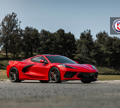 Фото дисков HRE P107SC на Chevrolet Corvette C8