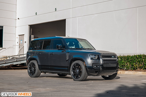 Фото дисков HRE FF10 Черный сатин на Land Rover Defender II