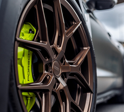 Фото дисков Vossen HF-5 на Porsche Taycan I