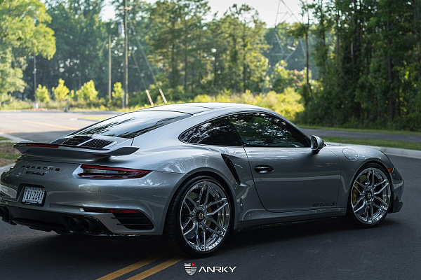 Фото дисков Anrky AN26 Полированный лак на Porsche 911 VII