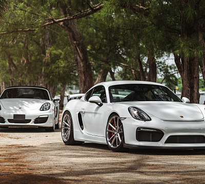 Фото дисков Vossen CG-203 на Porsche Cayman II