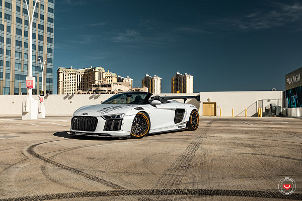 Фото дисков Vossen EVO-5R (3-Piece) Черный сатин на Audi R8 (4S)